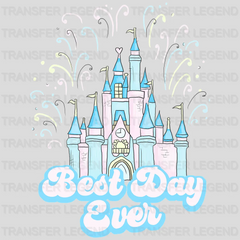 Disney Castle Best Day Ever Design - DTF heat transfer - transferlegend