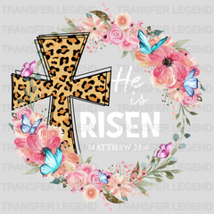 He Is Risen Easter Design- DTF heat transfer - transferlegend