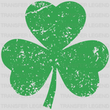 Three Leaf Clover St. Patrick's Day Design - DTF heat transfer - transferlegend