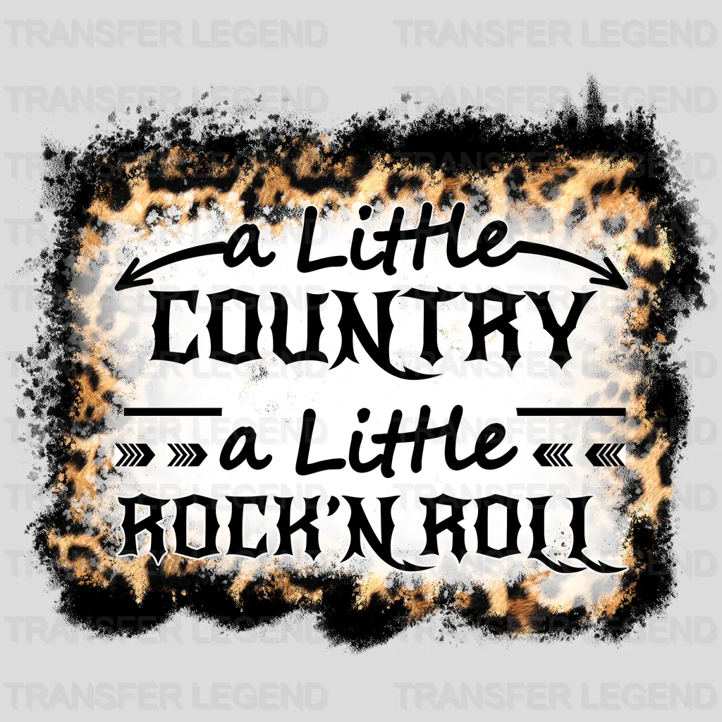 A Little Country A Little Rock'n Roll DTF Transfer - transferlegend