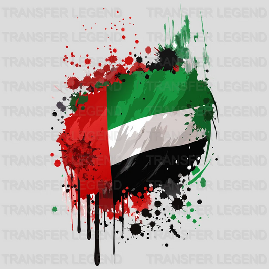 United Arab Emirates Flag Design - DTF Heat Transfer - transferlegend