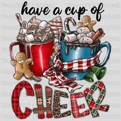 CUP OF CHEER Christmas Design - DTF heat transfer - transferlegend