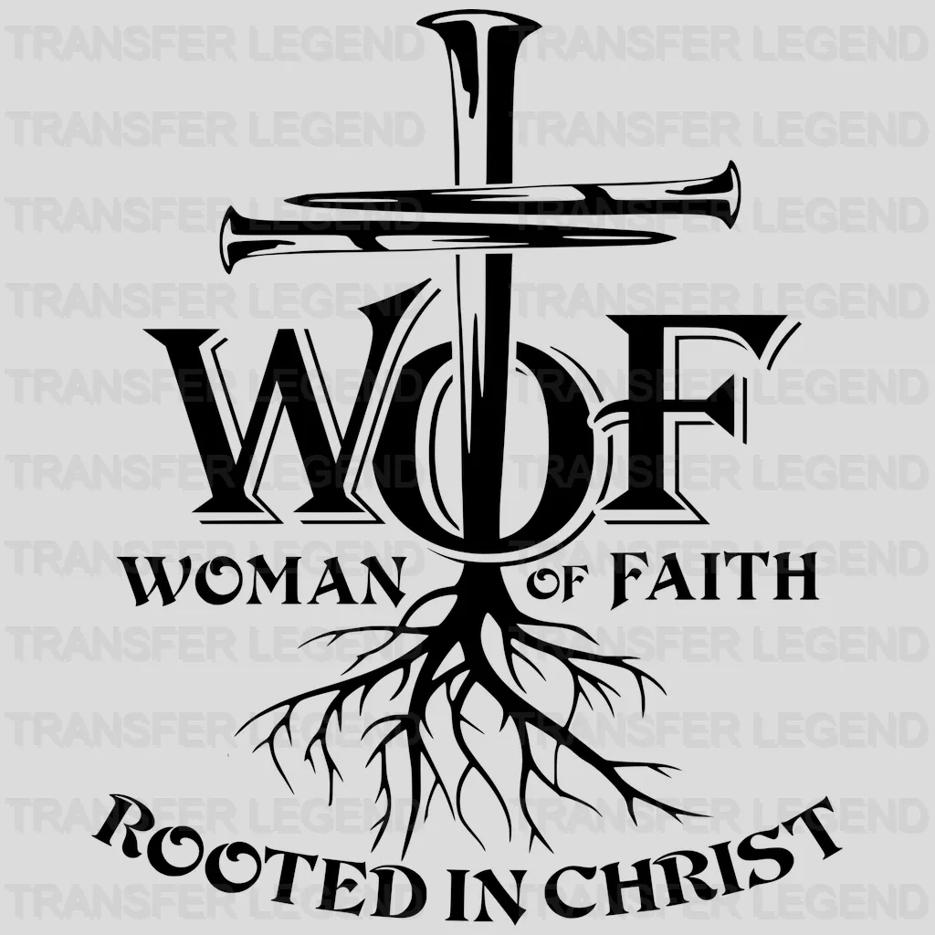 Man - Women of Faith Christian - Christian Design - DTF heat transfer - transferlegend