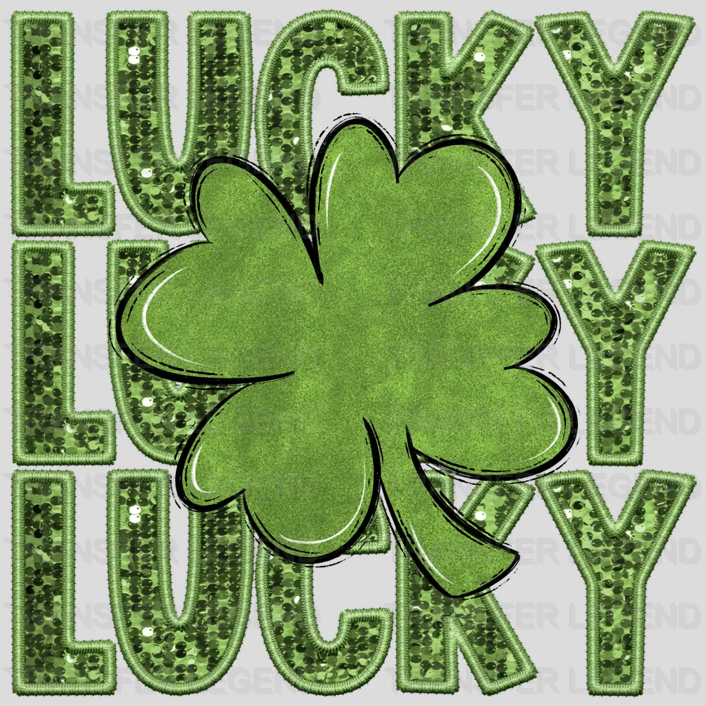 Lucky Lucky St. Patrick's Day Design - DTF heat transfer - transferlegend