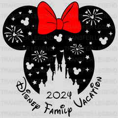 Minnie Disneyland 2024 Disney Family Vacation Design - Disney DTF Transfer - transferlegend