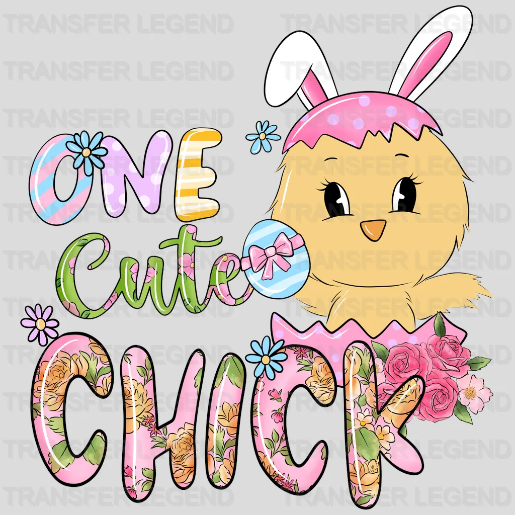 One Cute Chick Easter Design - DTF heat transfer - transferlegend