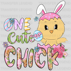 One Cute Chick Easter Design - DTF heat transfer - transferlegend