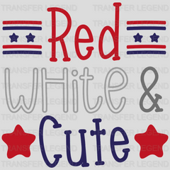 Red White And Cute DTF Transfer - transferlegend