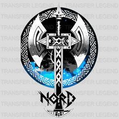 Thunder Axe Nordic Design - DTF Heat Transfer - transferlegend