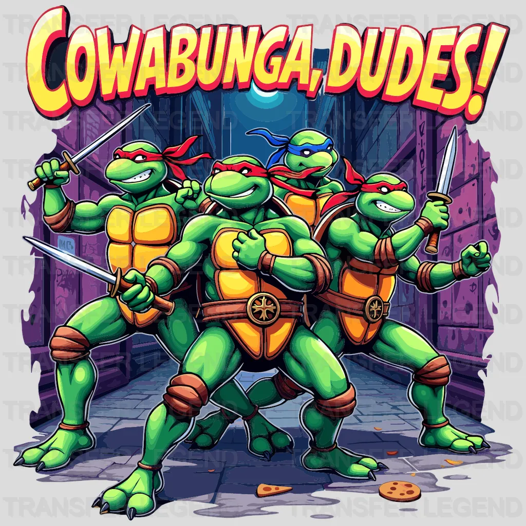Cowabunga Dudes Disney Designs - DTF Heat Transfers