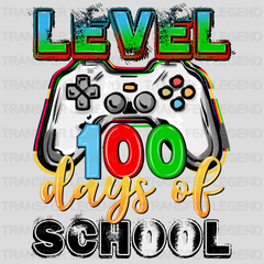 Level 100 Days Of School - DTF heat transfer - transferlegend