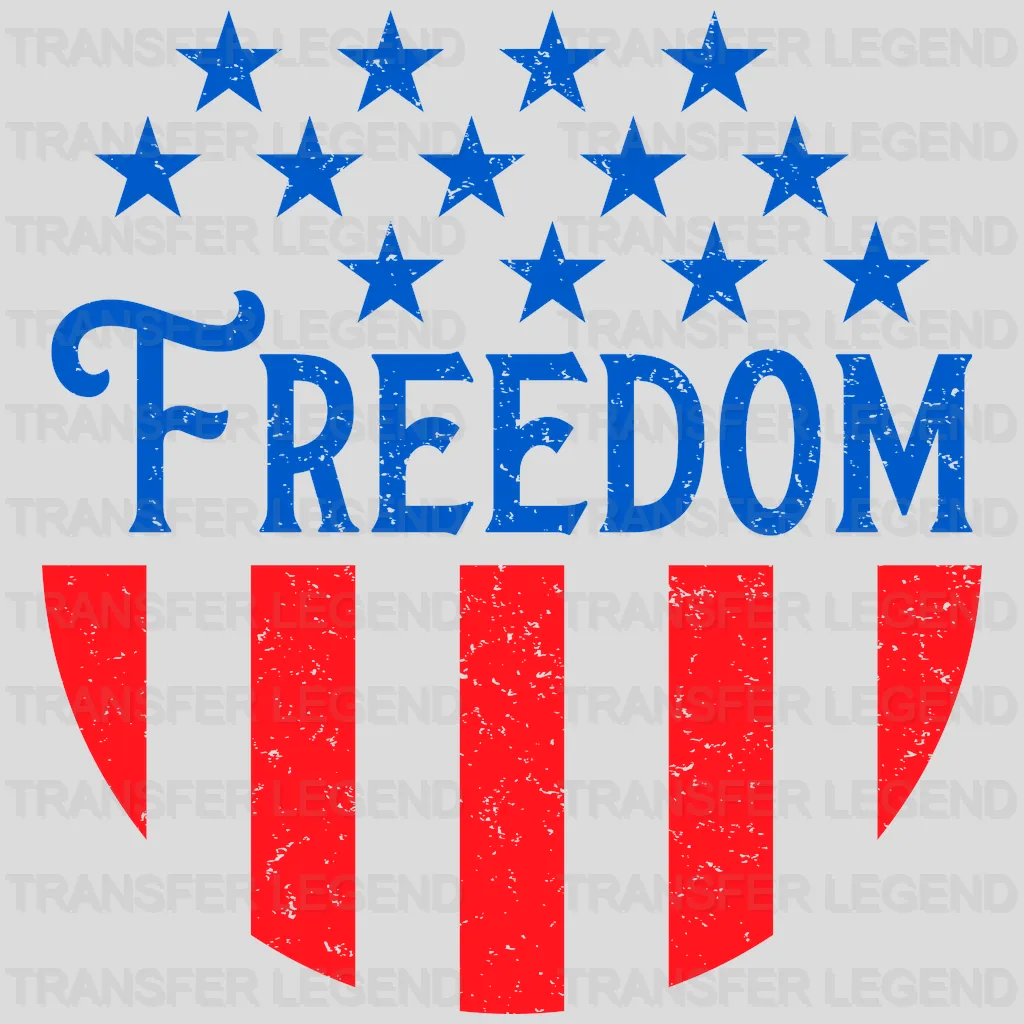 American Freedom - Patriot Design DTF Heat Transfer - transferlegend