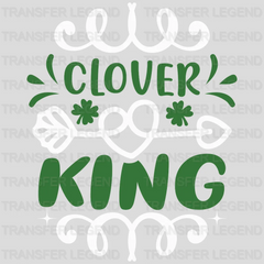 Clover King St. Patrick's Day Design - DTF heat transfer - transferlegend