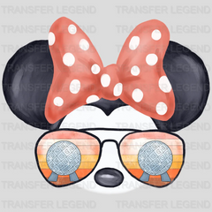 Disney Epcot Aviator Sunglasses Mickey And Minnie Design - DTF heat transfer - transferlegend