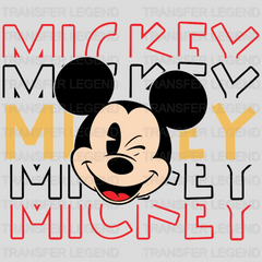 Disney Characters Stacked With Face Design - DTF heat transfer - transferlegend