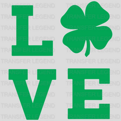 LOVE St. Patrick's Day Design - DTF heat transfer - transferlegend