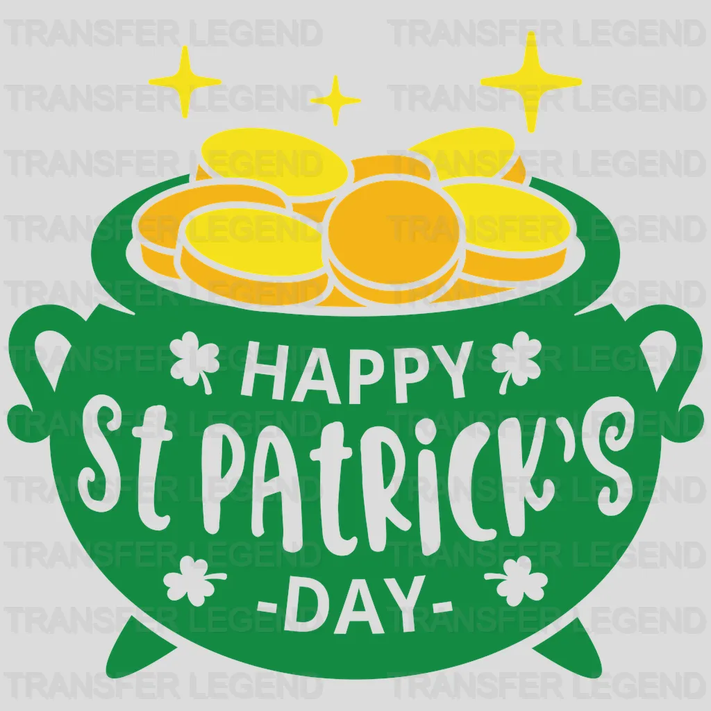 Happy St. Patrick's Day Design - DTF heat transfer - transferlegend