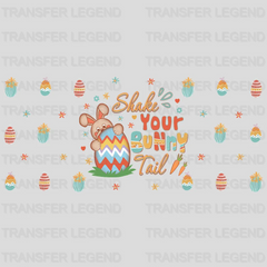 Shake Your Bunny Tail Easter UV DTF Transfer Cup Wrap UV DTF Sticker - transferlegend