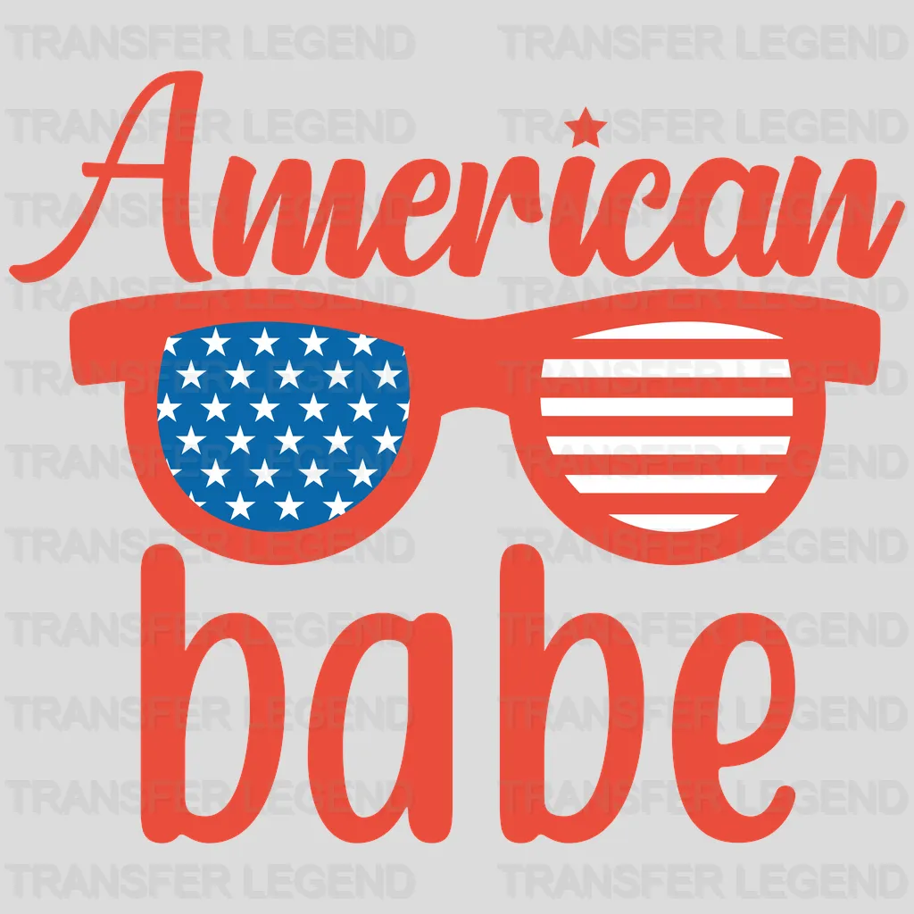 American Babe DTF Transfer - transferlegend