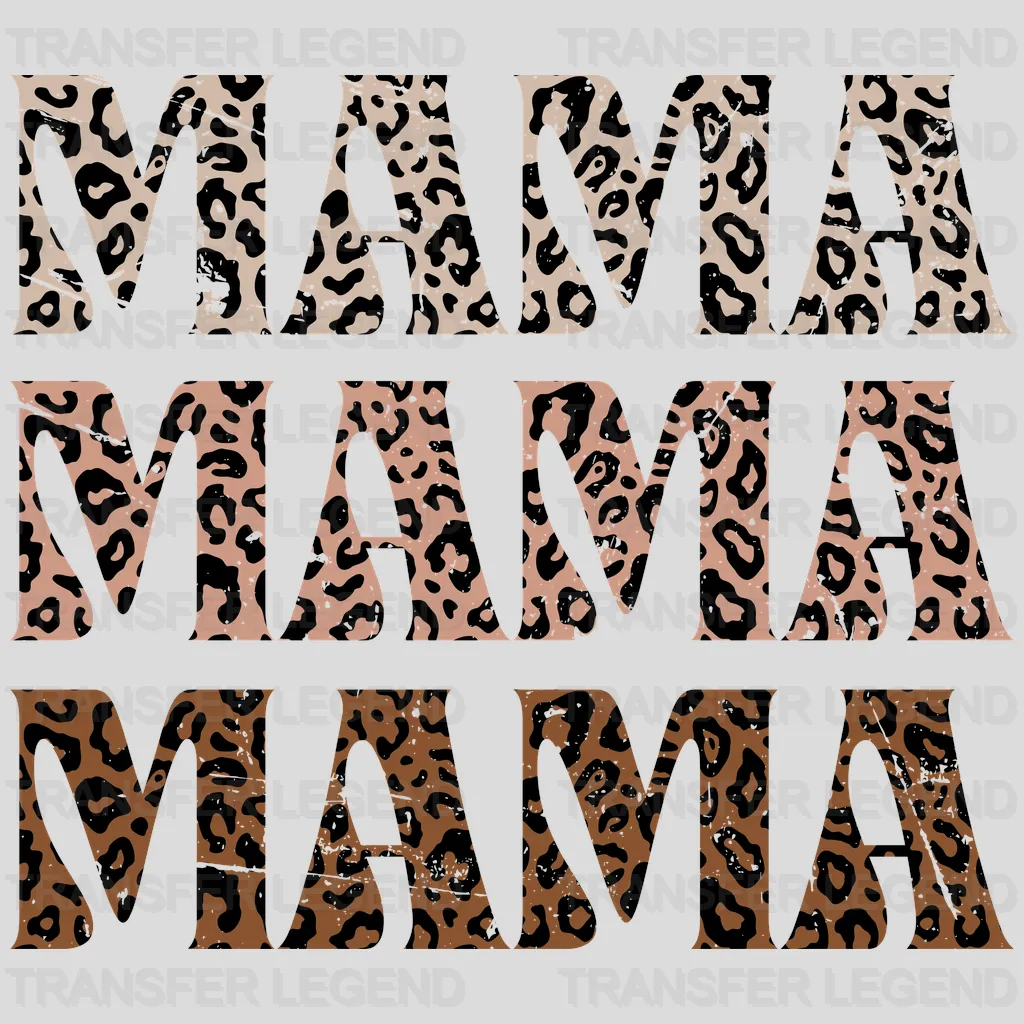 Grunge Leopard Mama - Mothers Day  - Funny Mom - Cool Mom - Design - DTF heat transfer - transferlegend