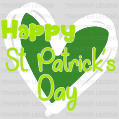 Heart St. Patrick's Day Design - DTF heat transfer - transferlegend