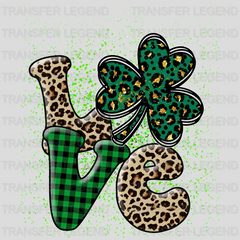 LOVE St. Patrick's Day Design - DTF heat transfer - transferlegend