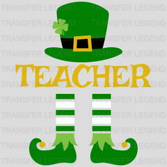 Teacher St. Patrick's Day Design - DTF heat transfer - transferlegend