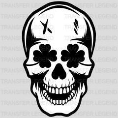 Skull St. Patrick's Day Design - DTF heat transfer - transferlegend