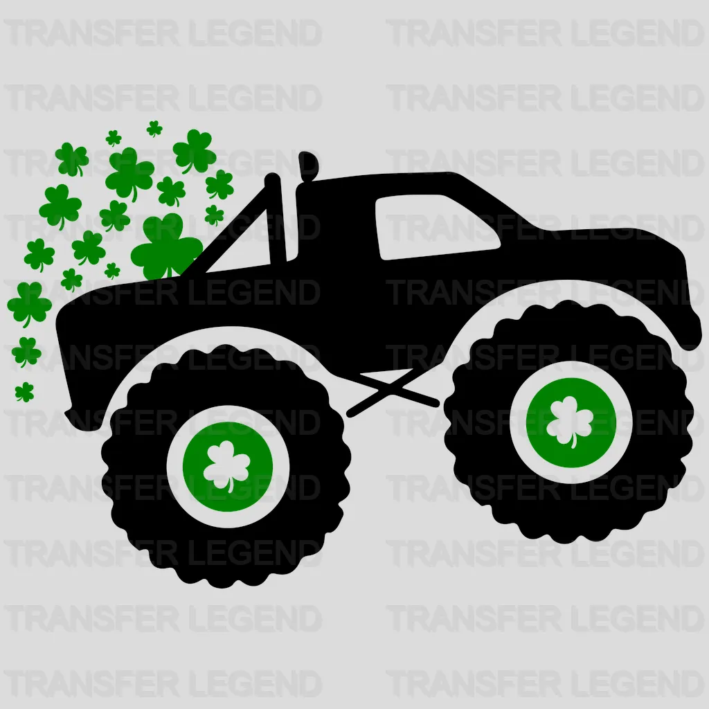 Truck St. Patrick's Day Design - DTF heat transfer - transferlegend