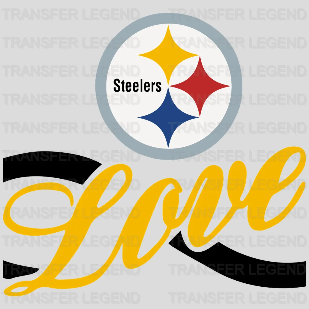 Pittsburgh Steelers crowned skull helmet with laurel accents, NFL design - DTF Heat Transfer
