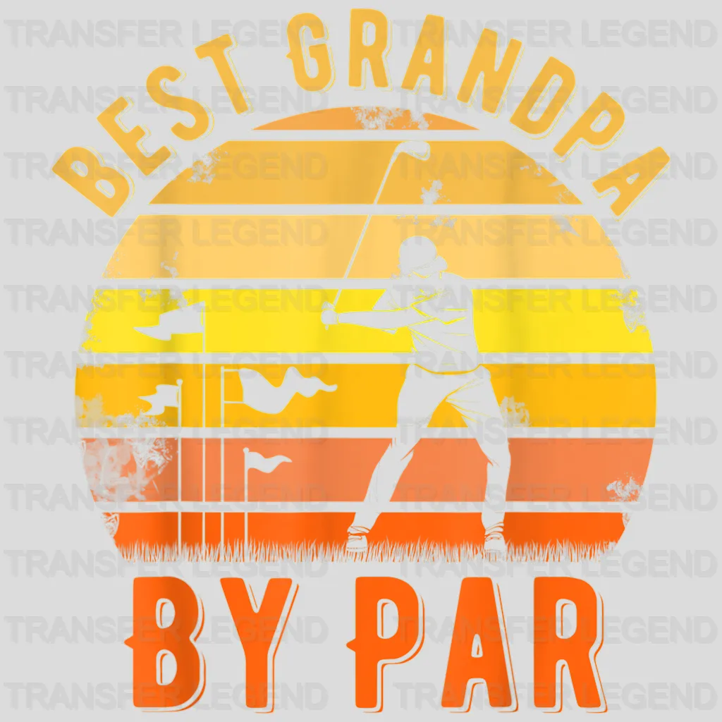 Best Grandpa By Par Golf Design - DTF heat transfer - transferlegend