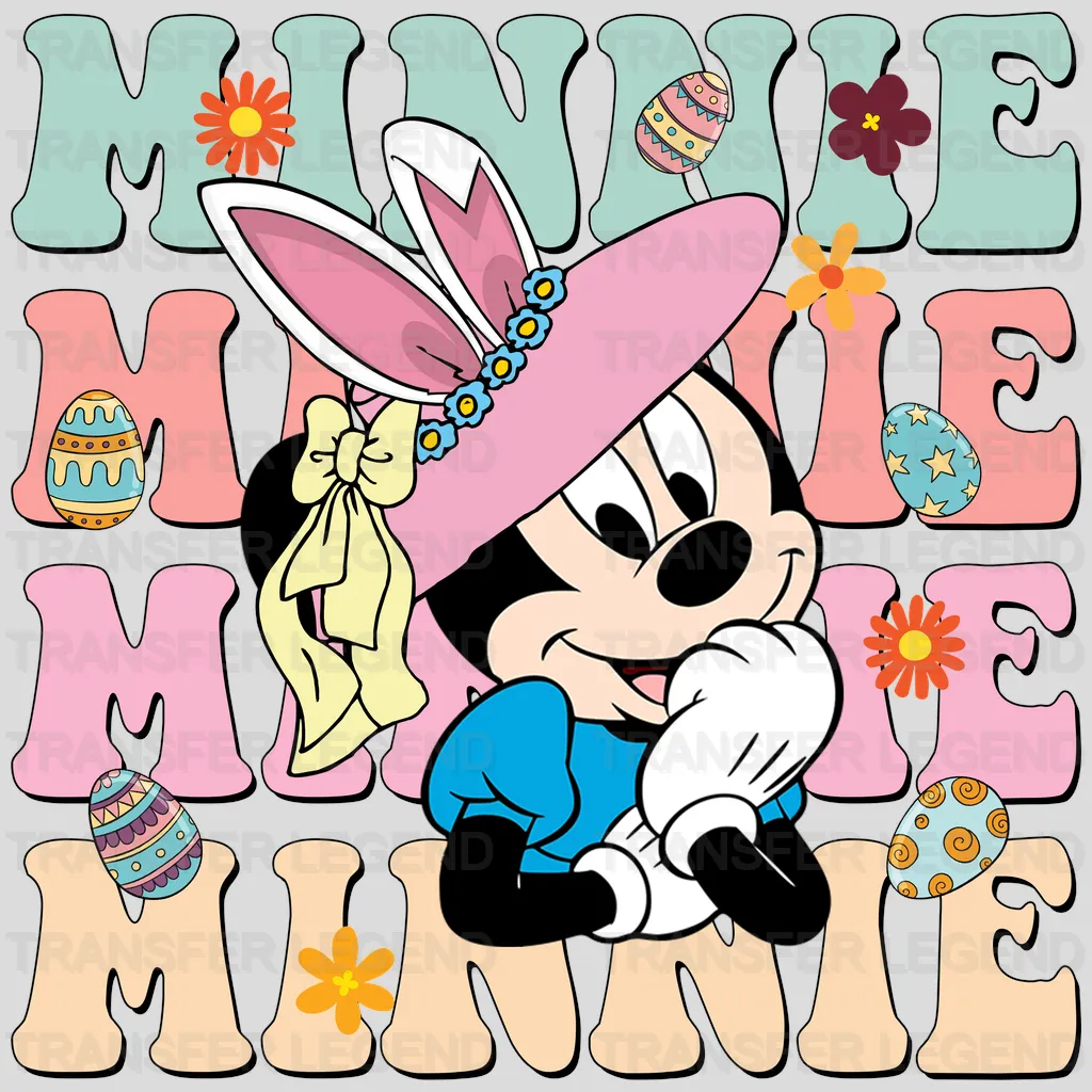 Easter Disney Minnie Stack Design - DTF heat transfer - transferlegend