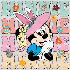 Easter Disney Minnie Stack Design - DTF heat transfer - transferlegend