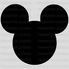 Mickey And Minnie Head Design - DTF heat transfer - transferlegend