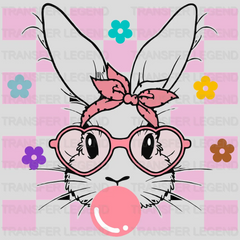 Bunny Chewing Gum Easter Design - DTF heat transfer - transferlegend