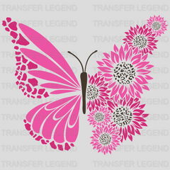 Butterfly Cancer Support Design - DTF heat transfer - transferlegend