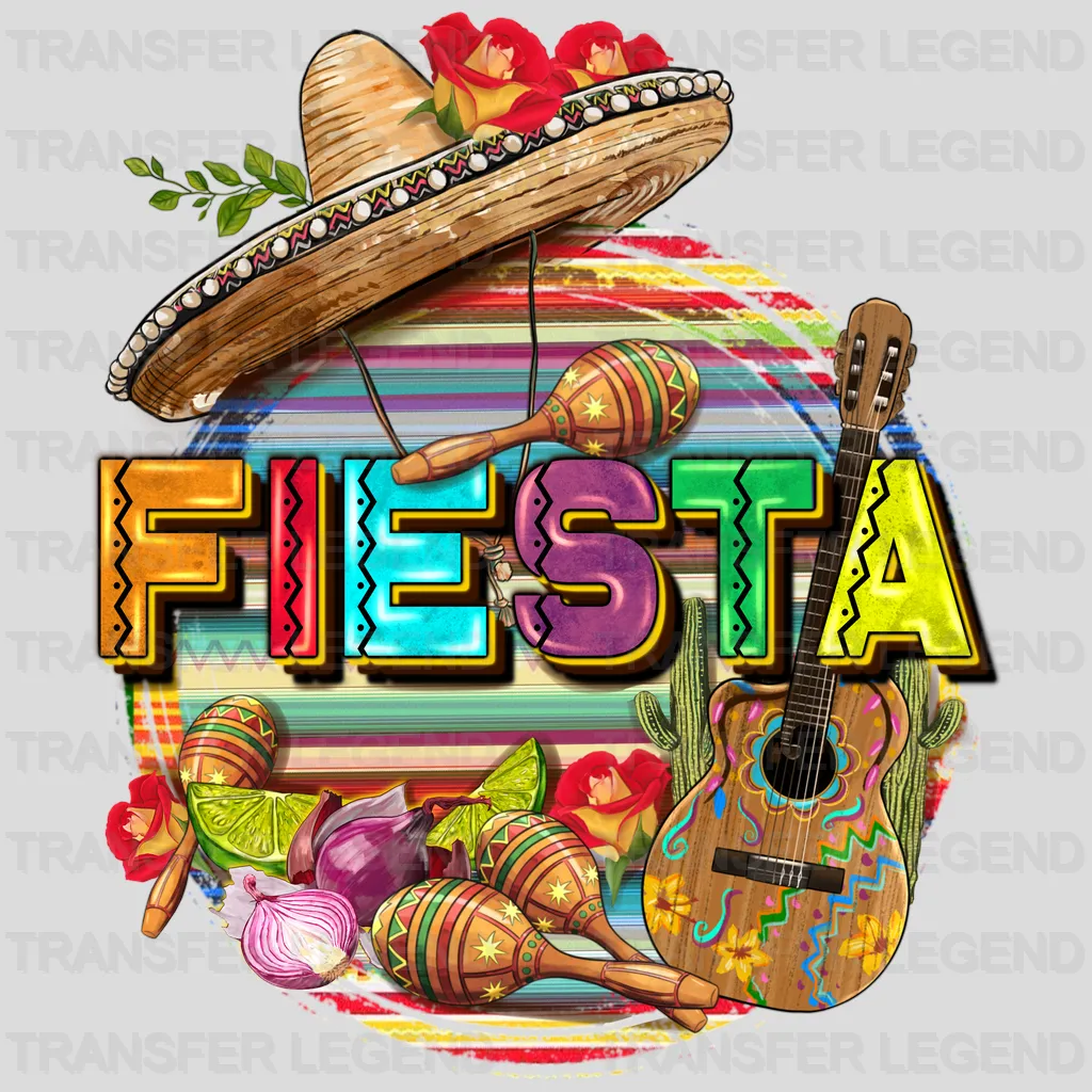 FIESTA - Cinco De Mayo DTF heat transfer - transferlegend