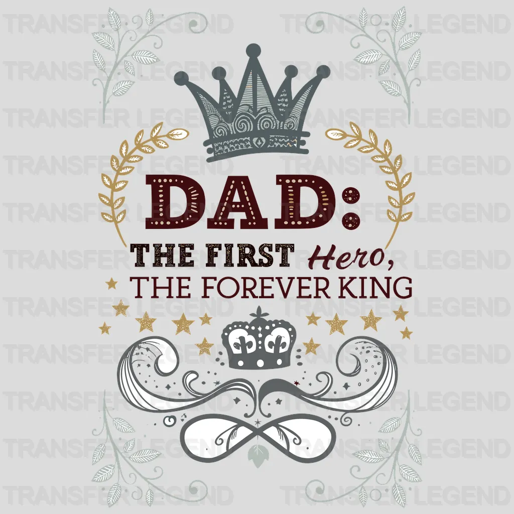 The First Hero Fathers Day Design - DTF Heat Transfers - transferlegend