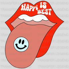 Happy Is Best Design - DTF heat transfer - transferlegend