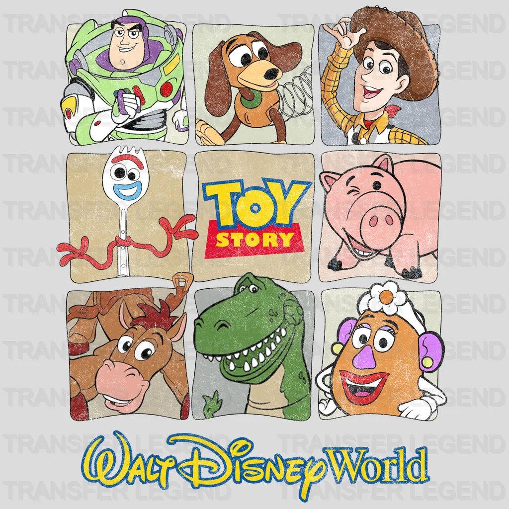 Disney World Toy Story Disney Designs - DTF Heat Transfers