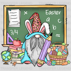 Gnomie Math Teacher Easter Design - DTF heat transfer - transferlegend