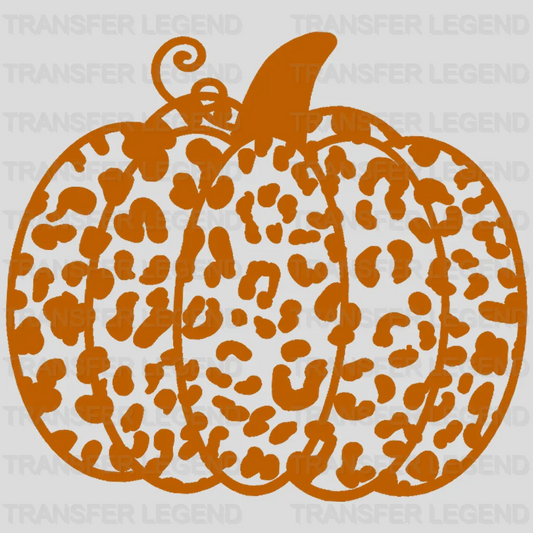 Leopard Pumpkin Design - DTF heat transfer - transferlegend