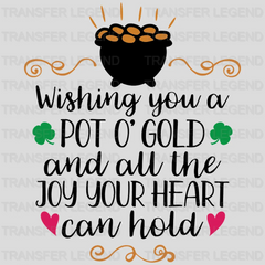 Pot'O Gold St. Patrick's Day Design - DTF heat transfer - transferlegend