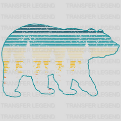 Grizzly Bear - Adventure - Hiking Design - DTF heat transfer - transferlegend