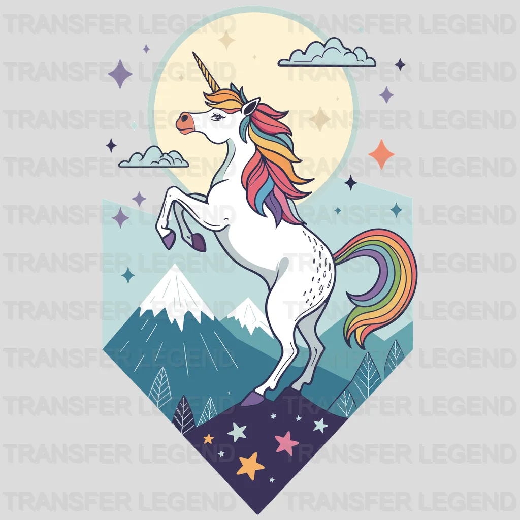 Stay Safe Unicorn Design - DTF Heat Transfers - transferlegend