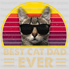 Best Cat Dad Ever Design - DTF heat transfer - transferlegend