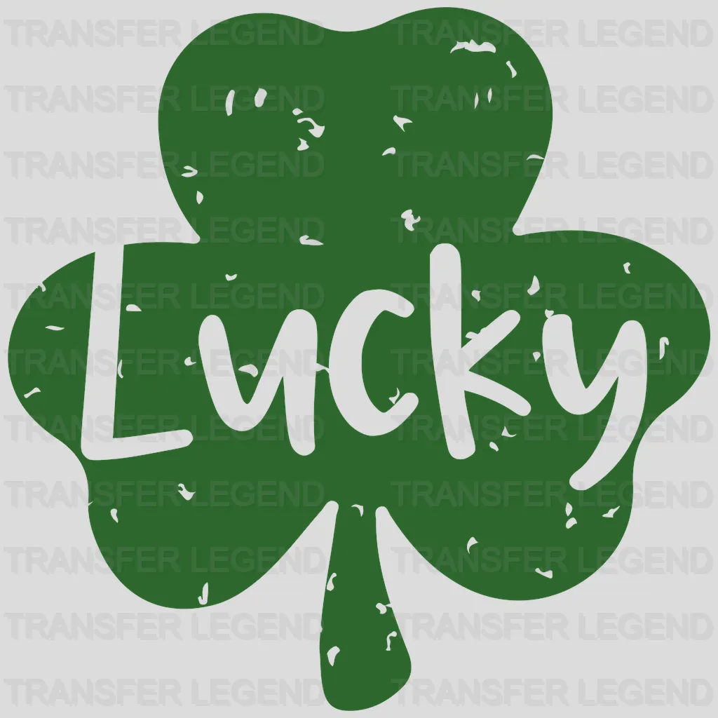 Lucky St. Patrick's Day Design - DTF heat transfer - transferlegend