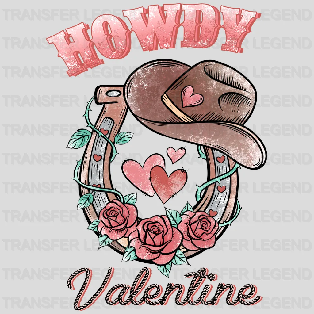 HOWDY VALENTINE LUCK- DTF heat transfer - transferlegend