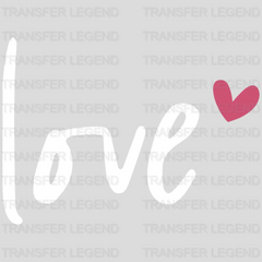 Love Valentine's Day Design - DTF heat transfer - transferlegend