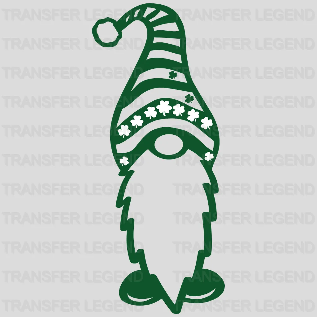 Gnomie St. Patrick's Day Design - DTF heat transfer - transferlegend